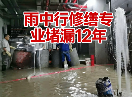 阜阳地下室防水堵漏案例